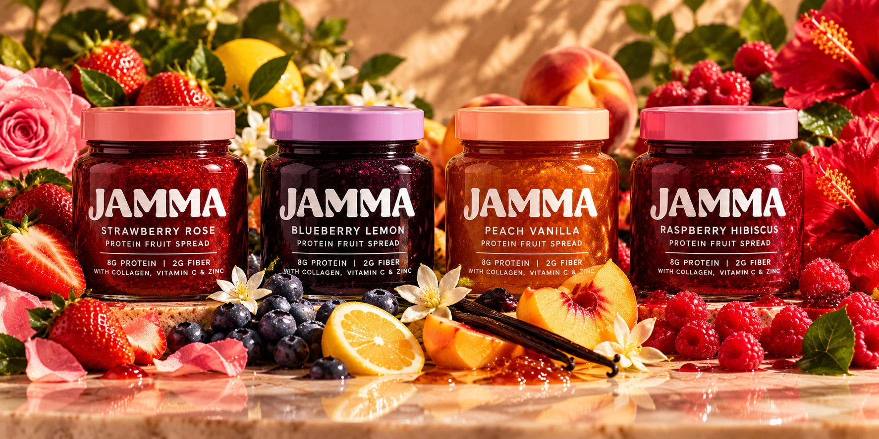 JAMMA breakfast and beauty editorial photograph