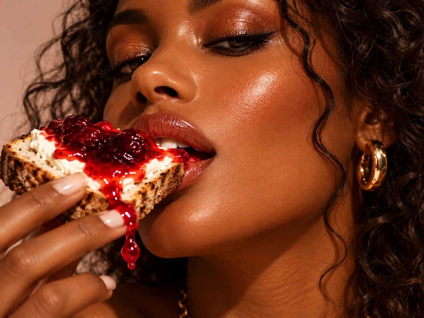 JAMMA breakfast and beauty editorial photograph